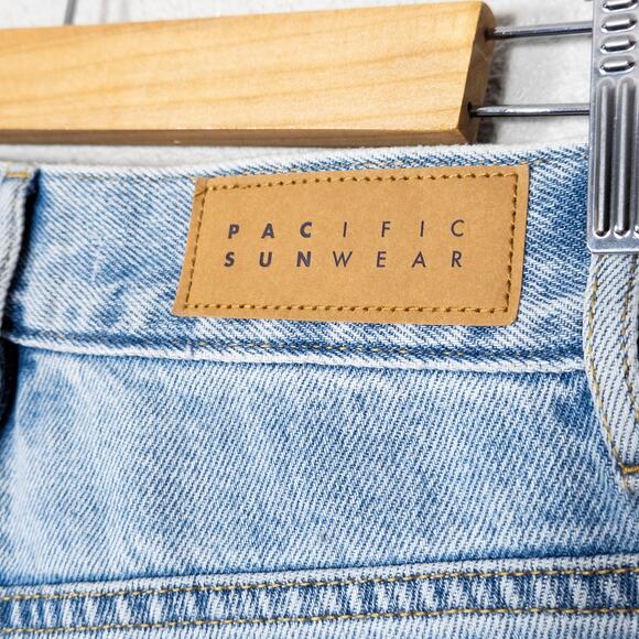 NEW PacSun Women’s Jeans Desert Indie Y2K Embroidered Cactus Floral High Rise 25 - Picture 3 of 11